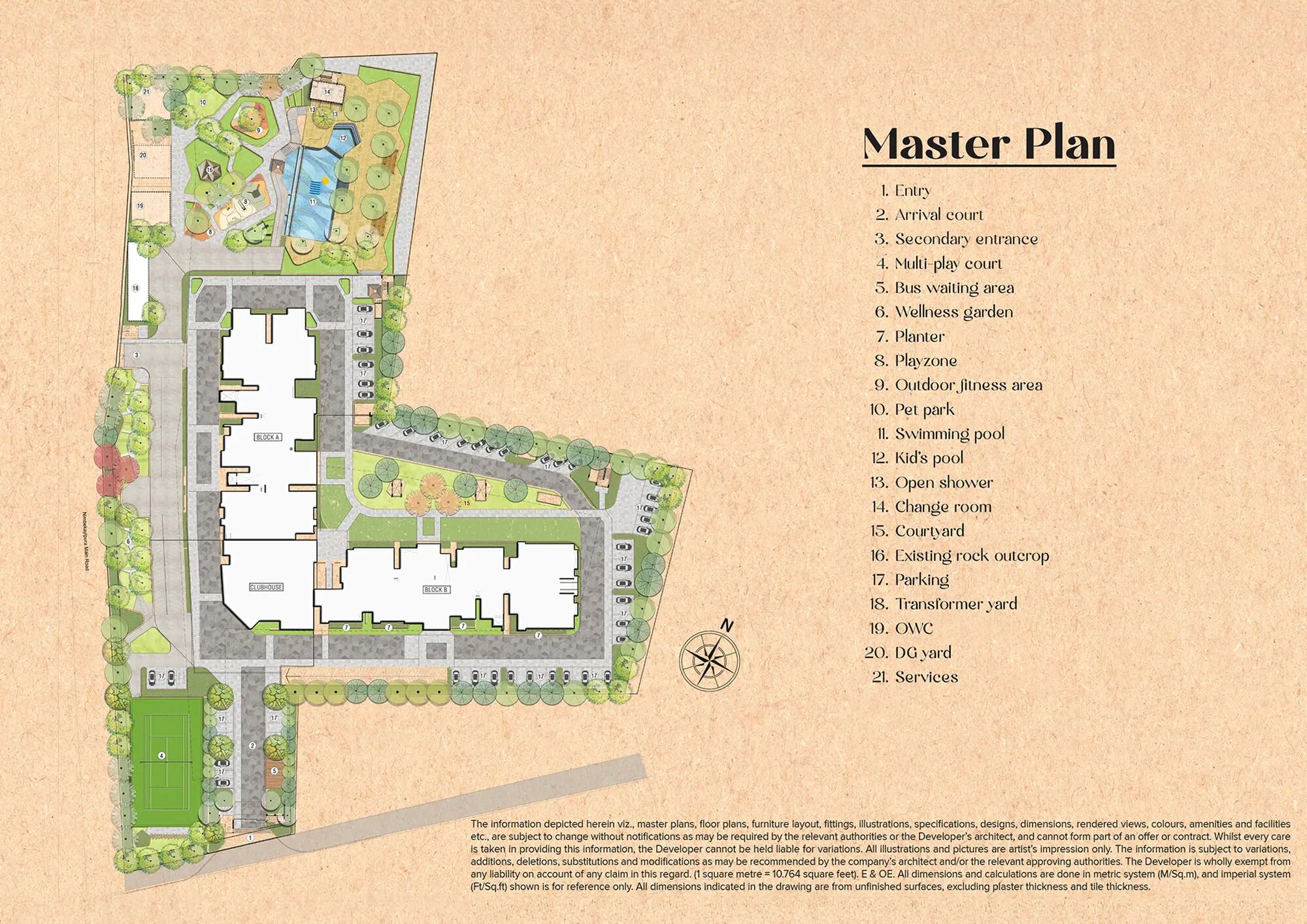 Brigade Citrine — Master plan
