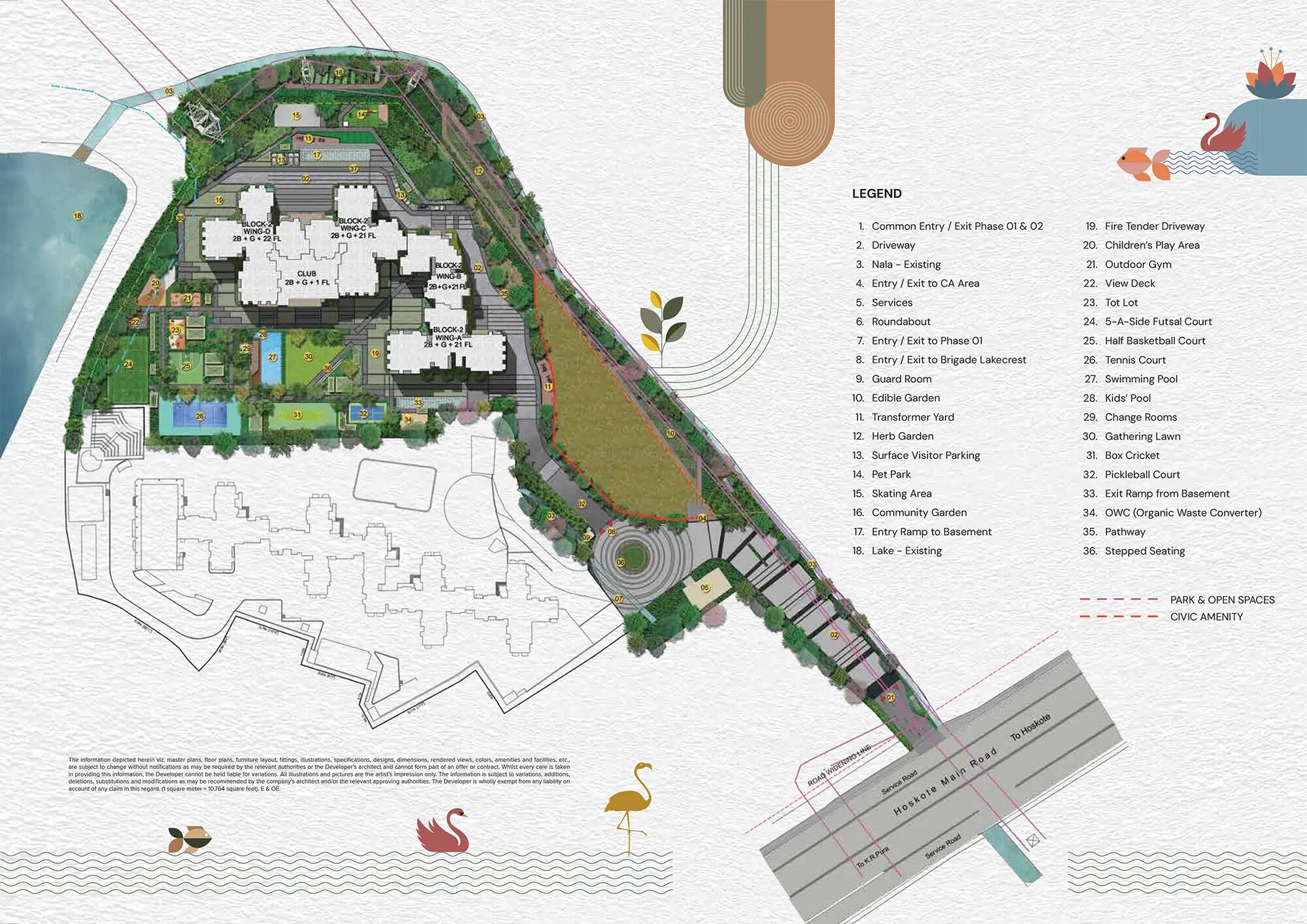 Brigade Lakecrest — Master plan