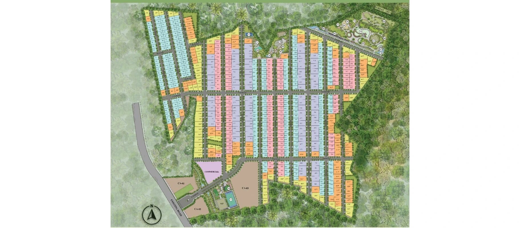 Aravya Estate — Master Plan