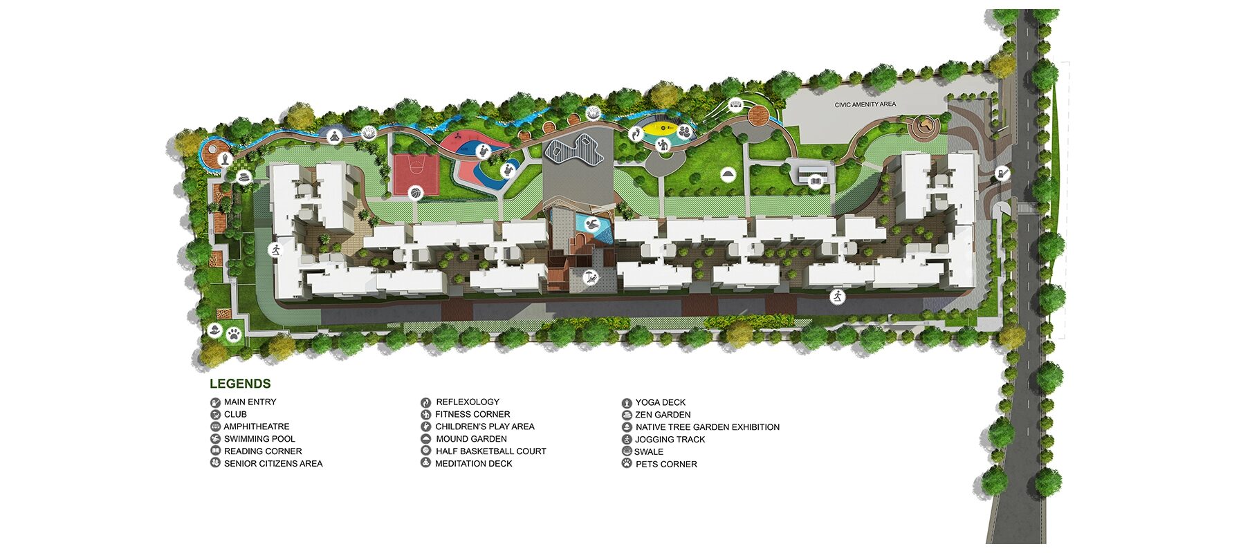 Godrej Aqua - Master Plan
