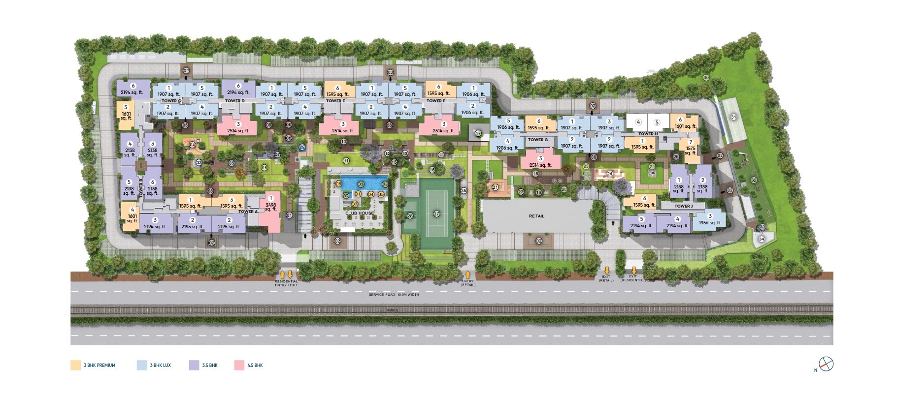 Godrej Aveline — Master Plan