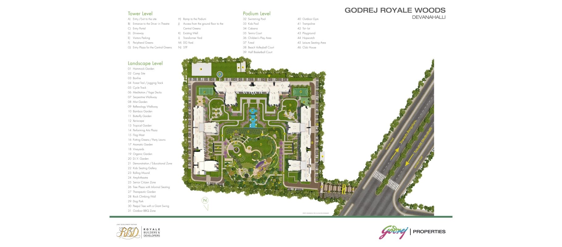 Godrej Royale Woods - Master Plan
