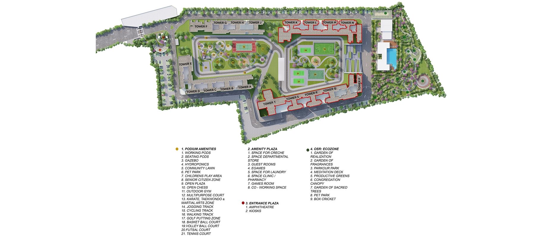 Godrej Splendour - Master Plan