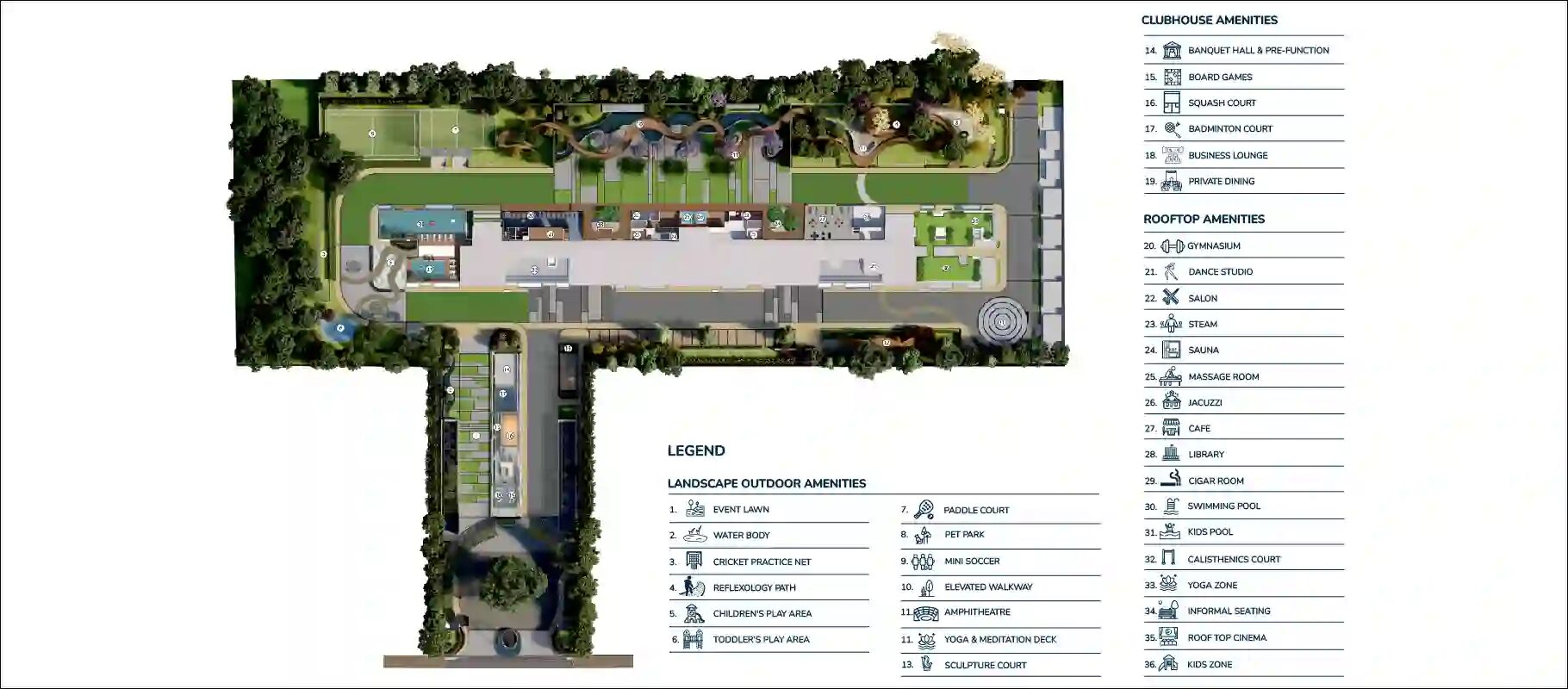 Godrej Tiara — Master Plan