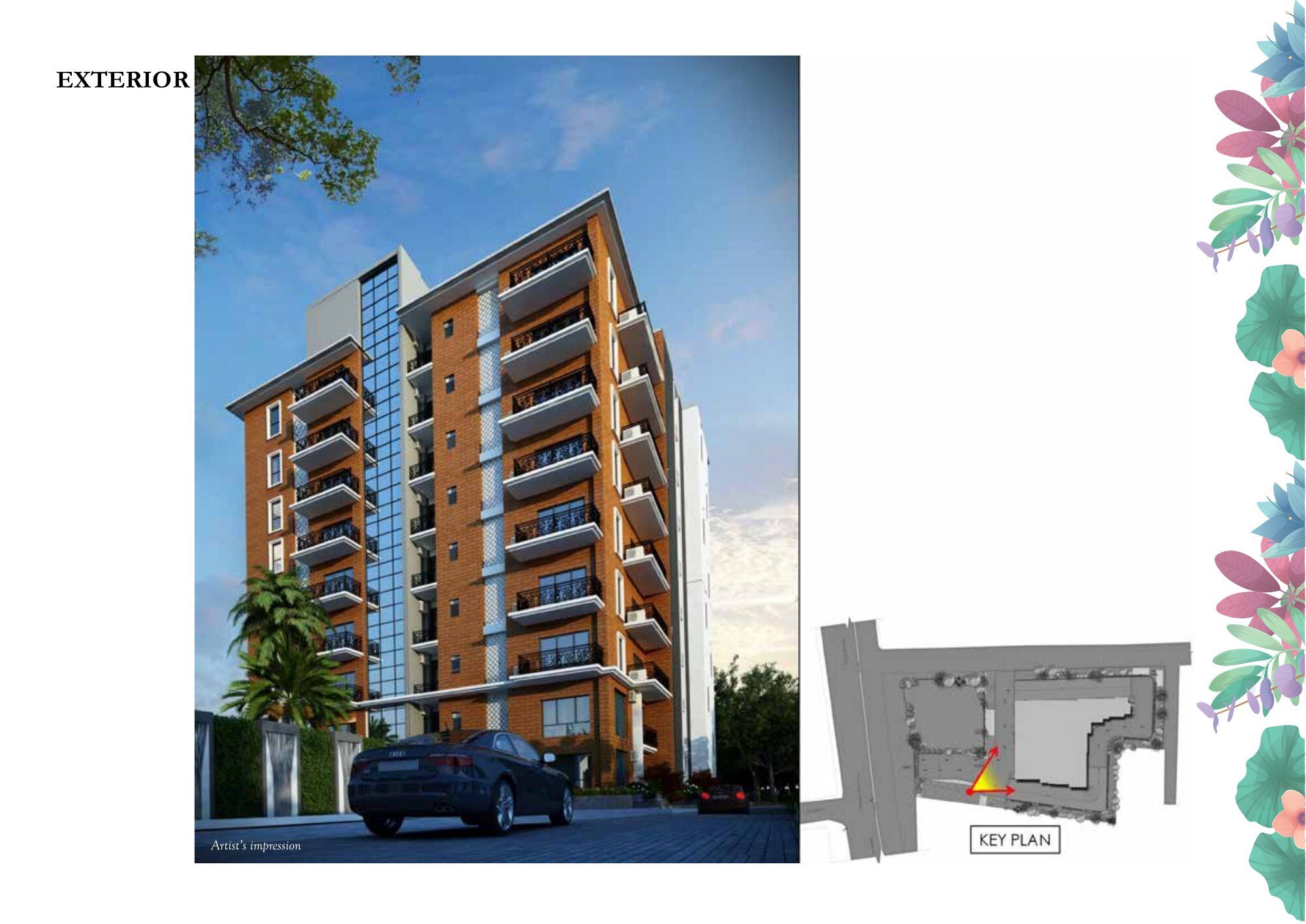 Prestige Botanique — artist's impression (brochure filed with K-RERA, p.3)