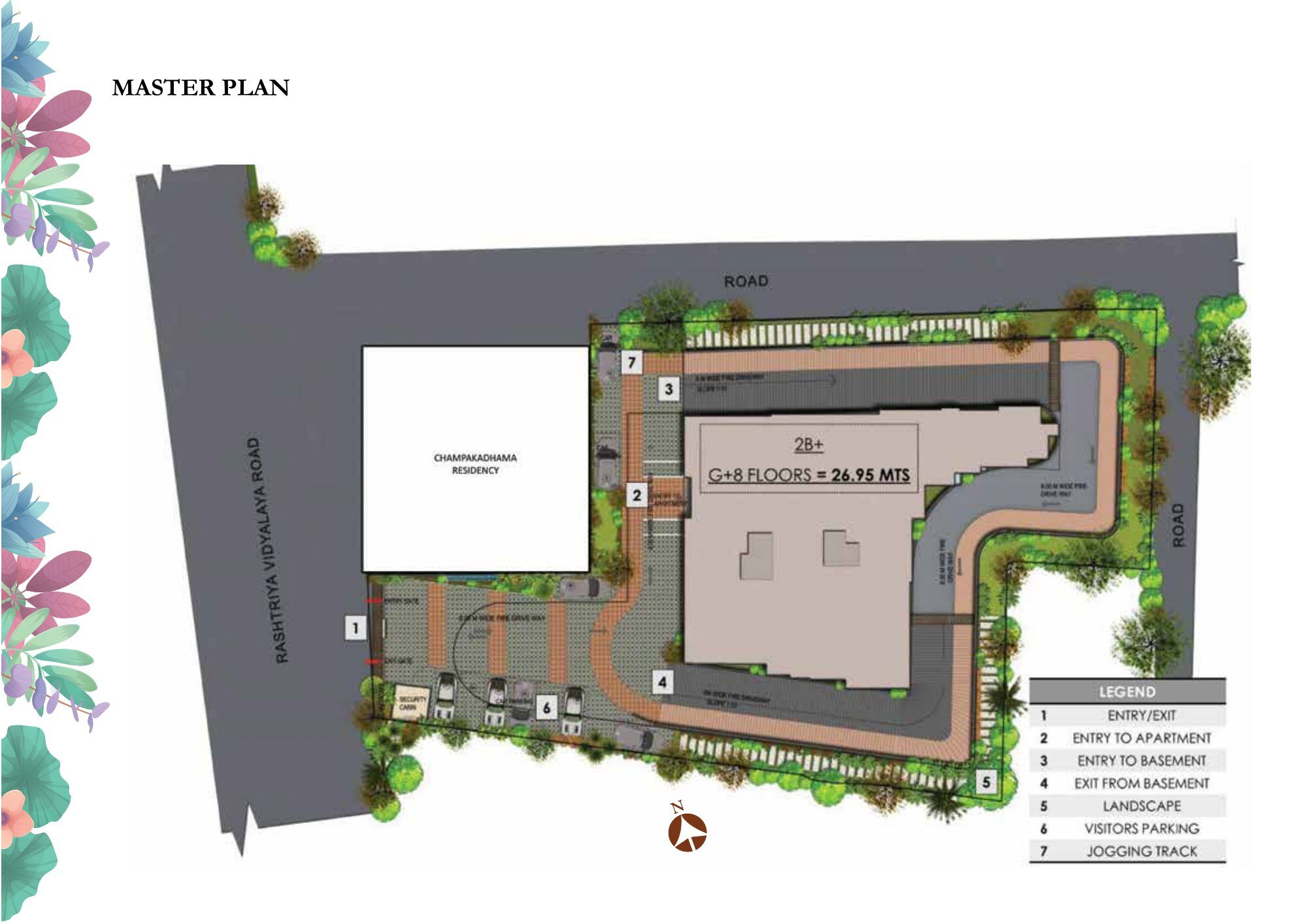 Prestige Botanique — Master plan (from filed brochure)