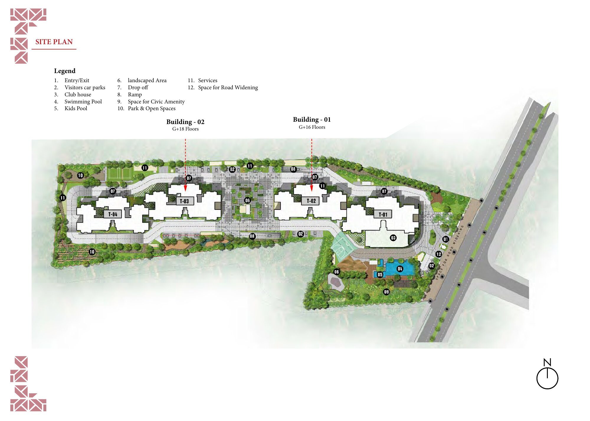 Prestige Elysian — Master plan (from filed brochure)