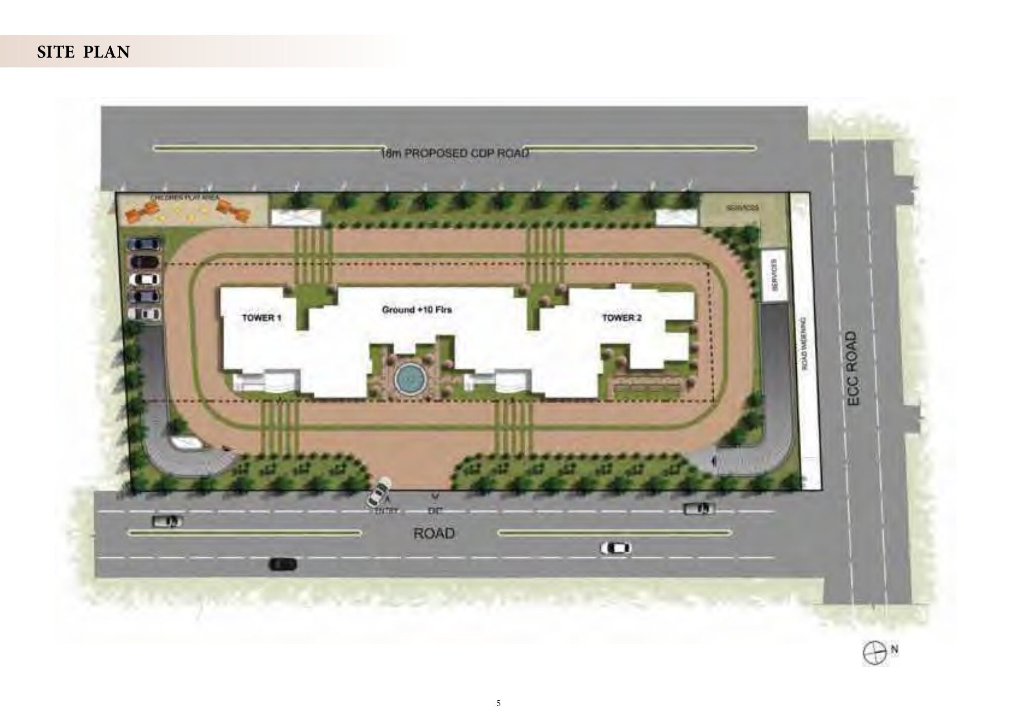 Prestige Fontaine Bleau — Master plan (from filed brochure)