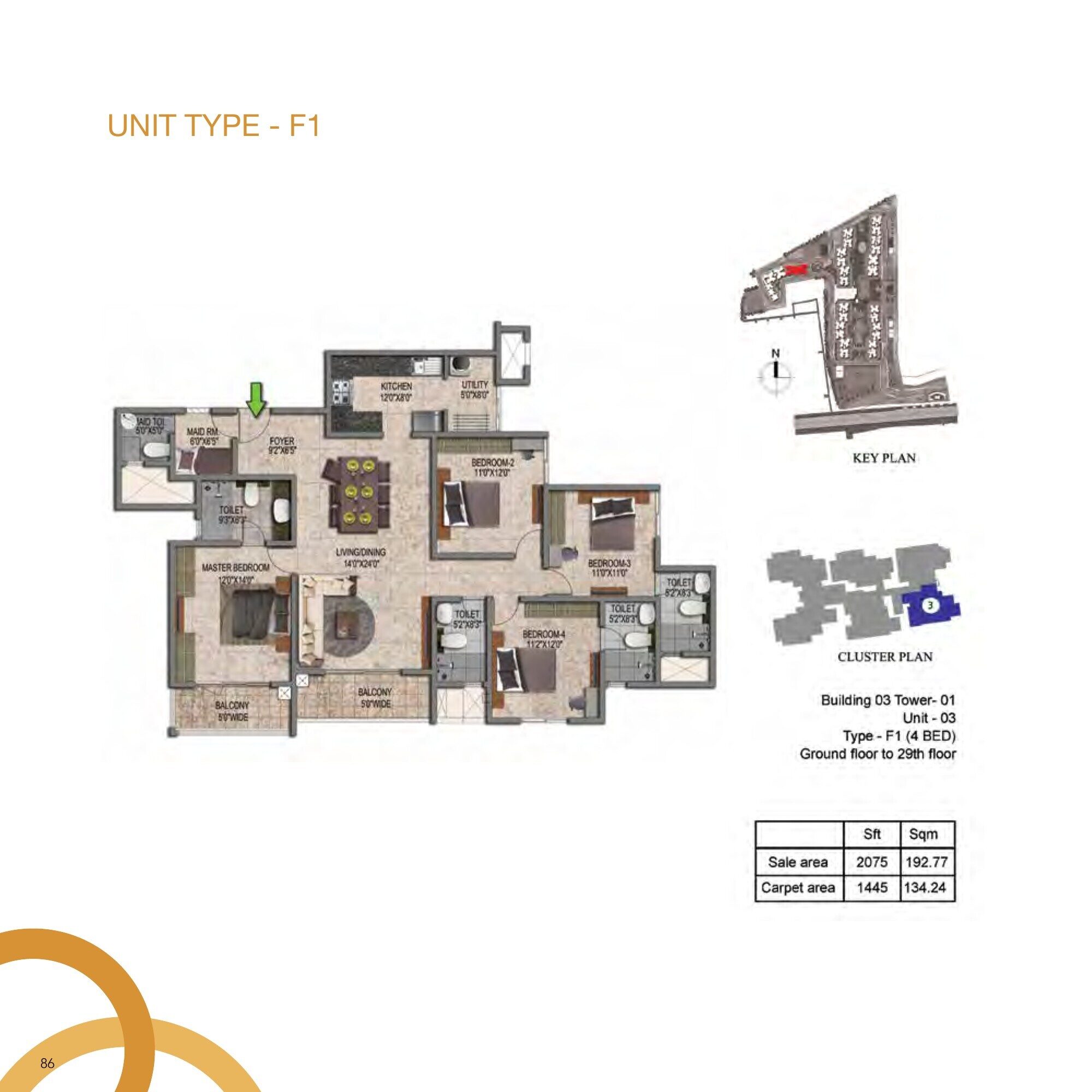 Prestige Jindal City — Type F1 (p.34)
