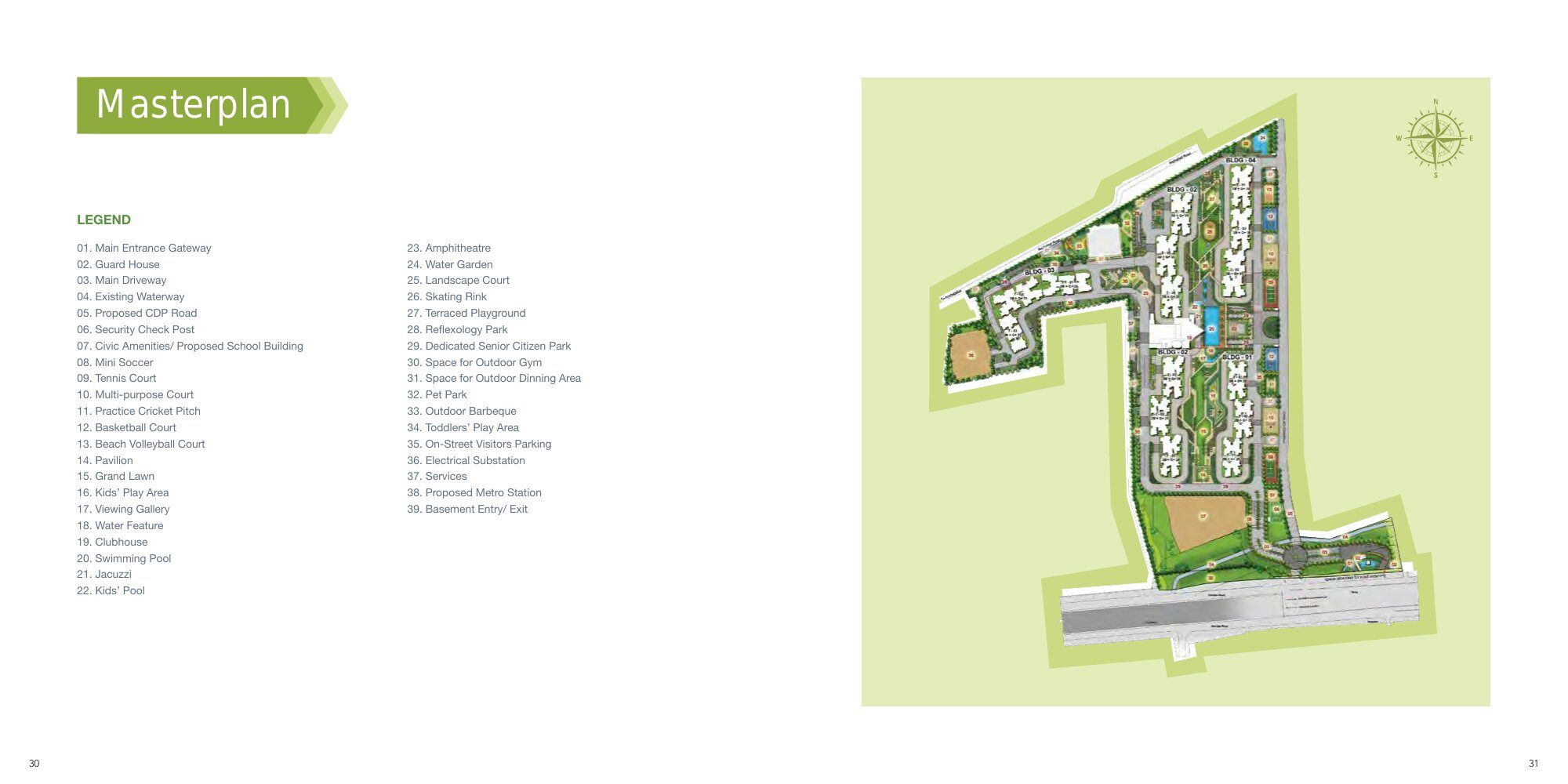 Prestige Jindal City — Master plan (from filed brochure)