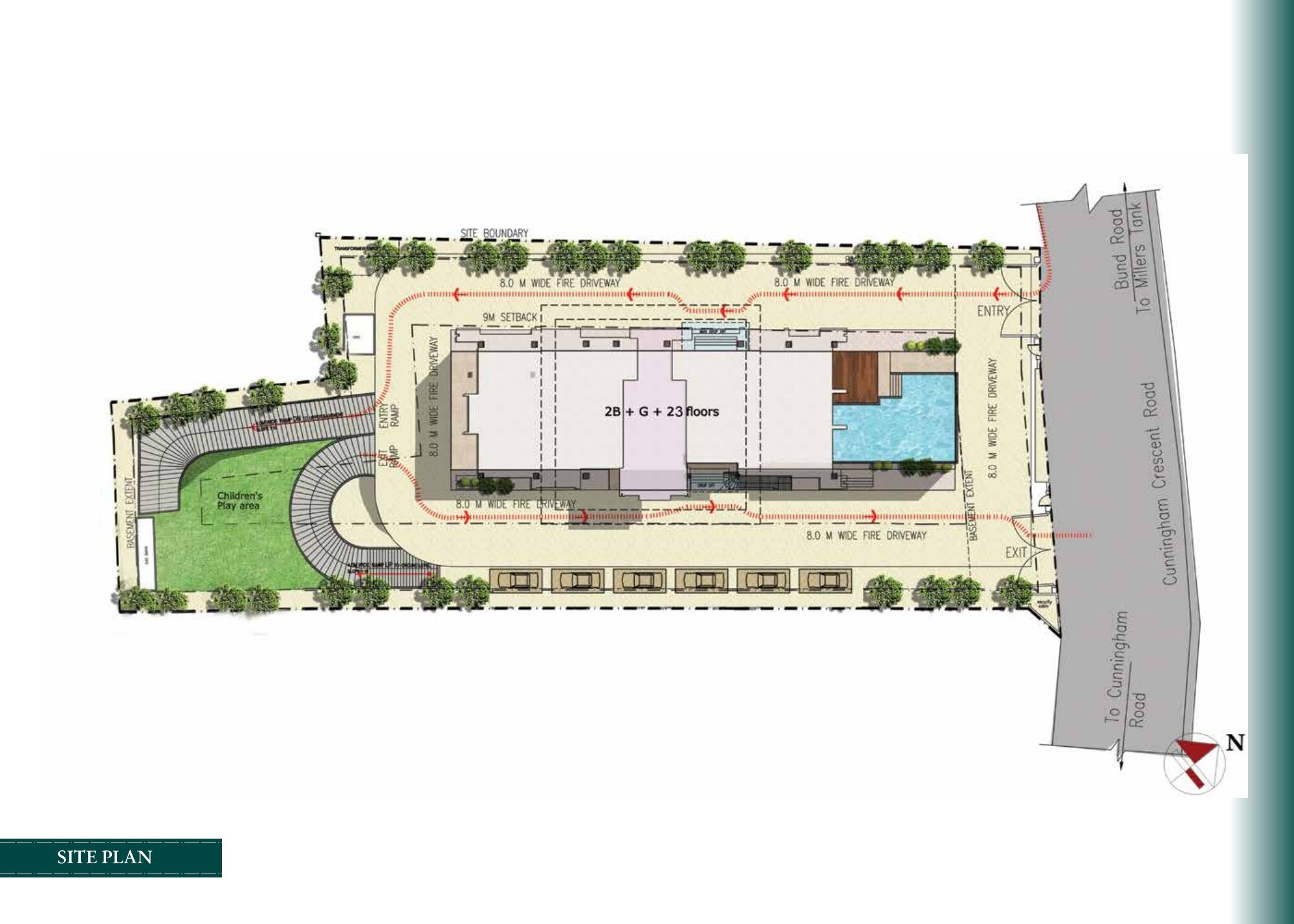Prestige Kenilworth — Master plan (from filed brochure)