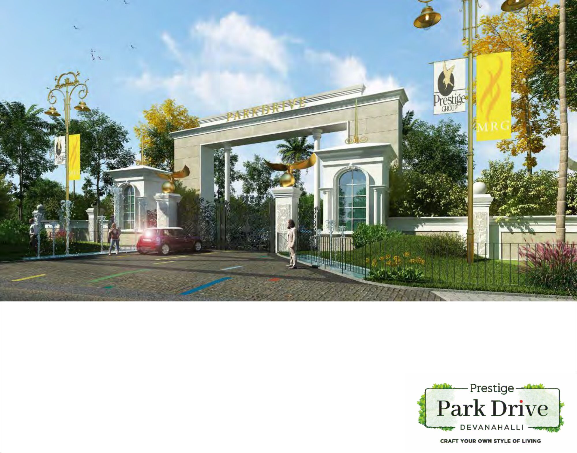 Prestige Park Drive — artist's impression (brochure filed with K-RERA, p.3)