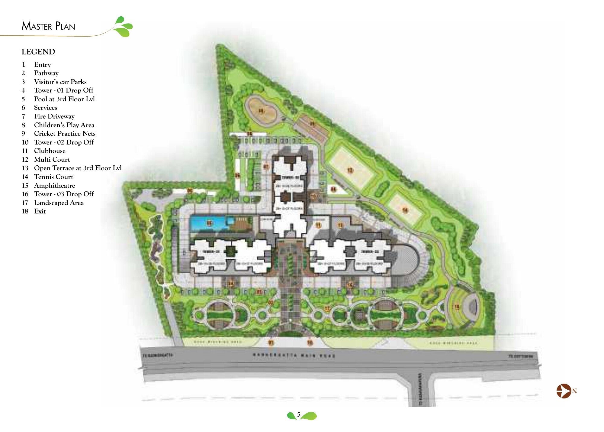 Prestige Park Square — Master plan (from filed brochure)