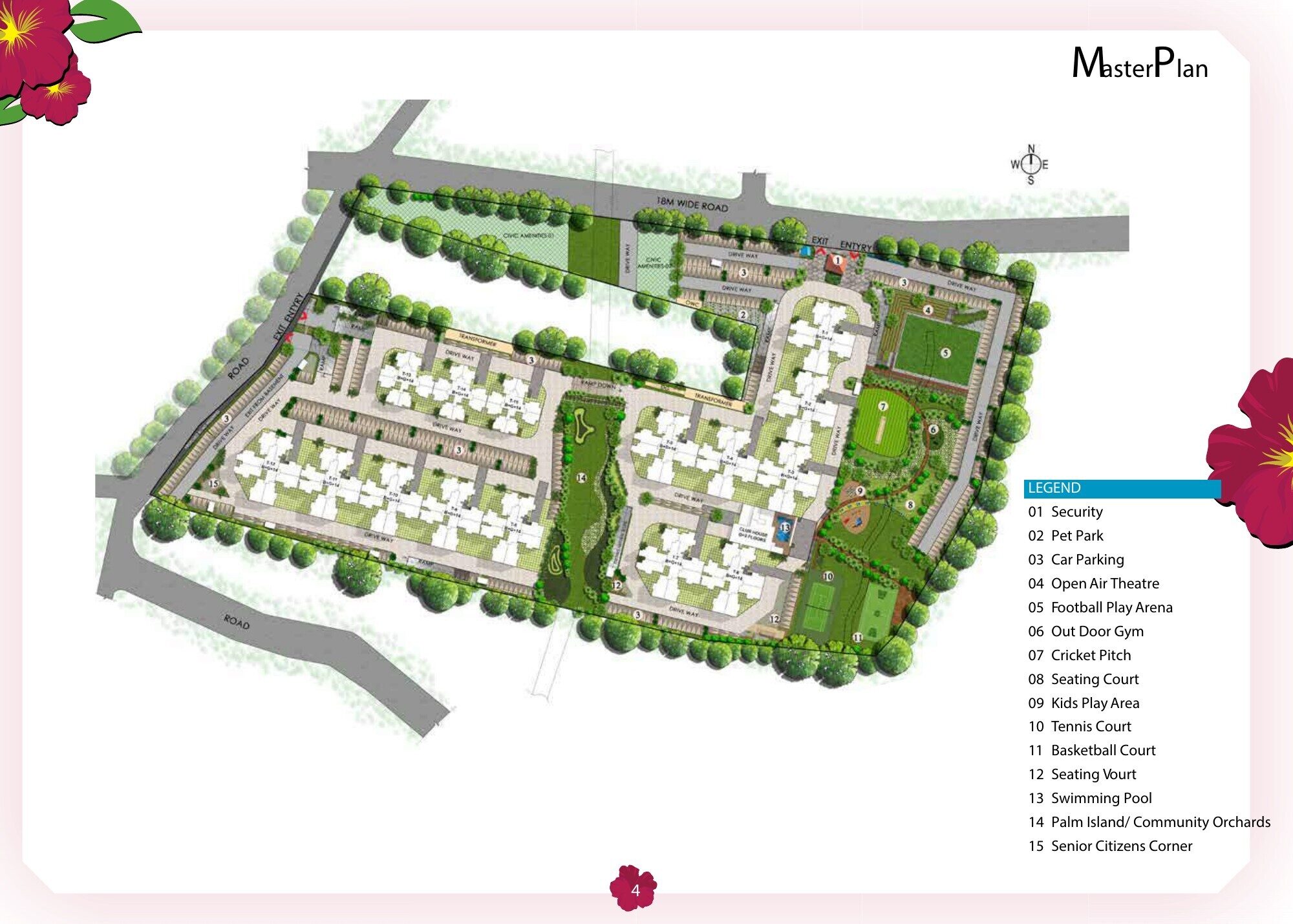 Prestige Primrose Hills — Master plan (from filed brochure)