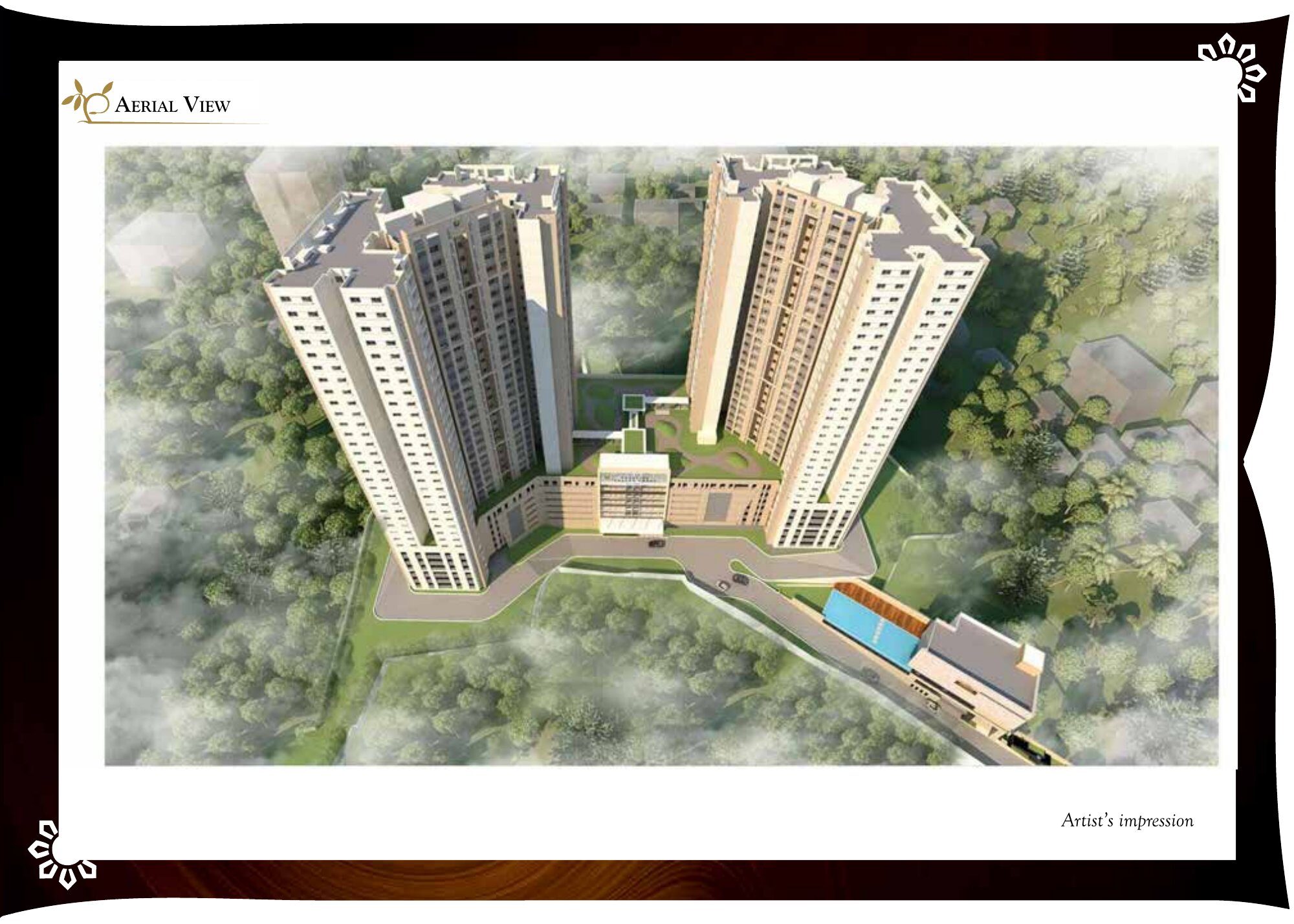 Prestige Valley Crest — artist's impression (brochure filed with K-RERA, p.3)