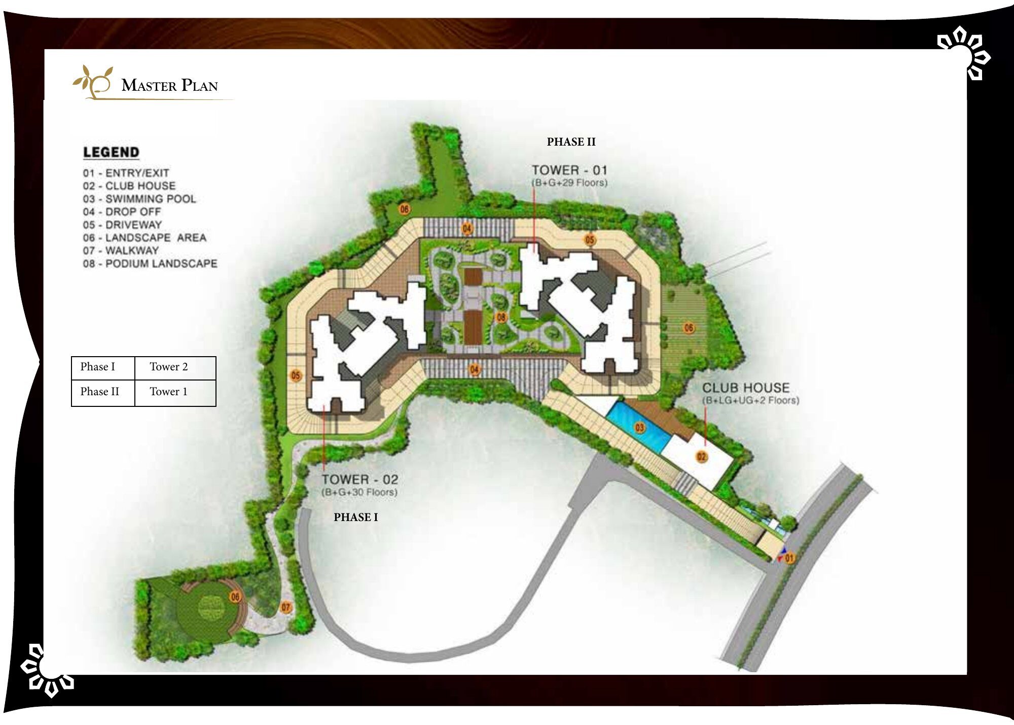 Prestige Valley Crest — Master plan (from filed brochure)