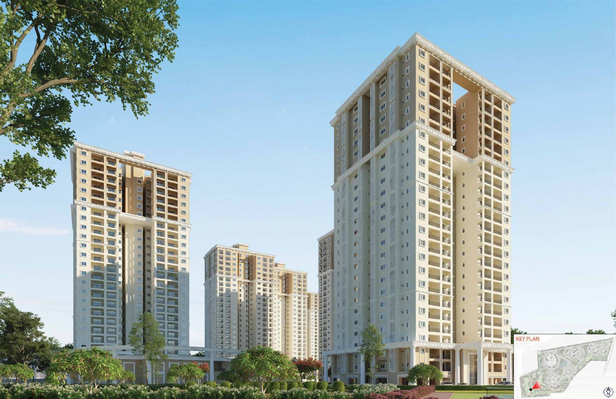 Prestige Waterford — artist's impression (brochure filed with K-RERA, p.2)