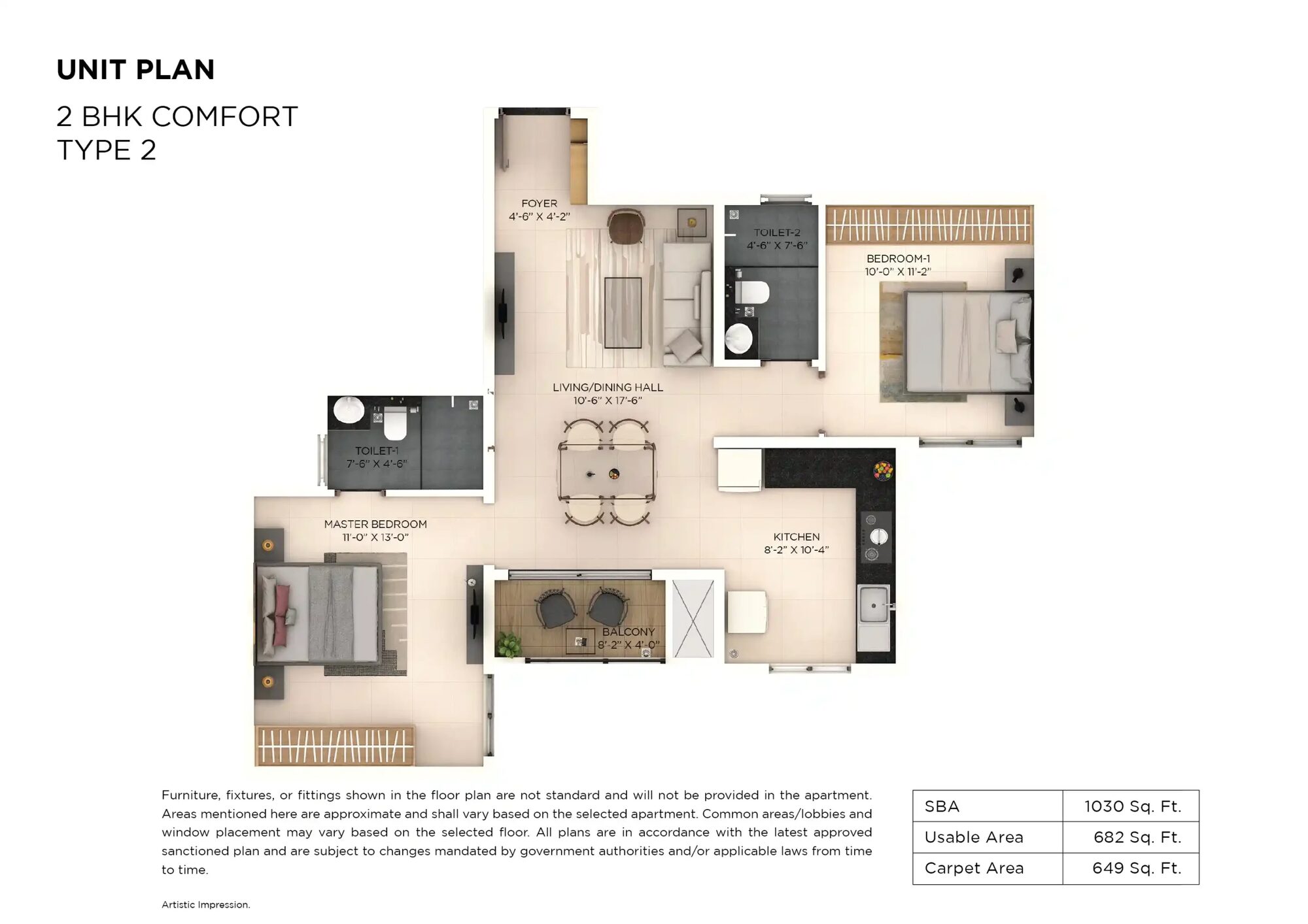 Provident Botanico — 2 bhk C type 2