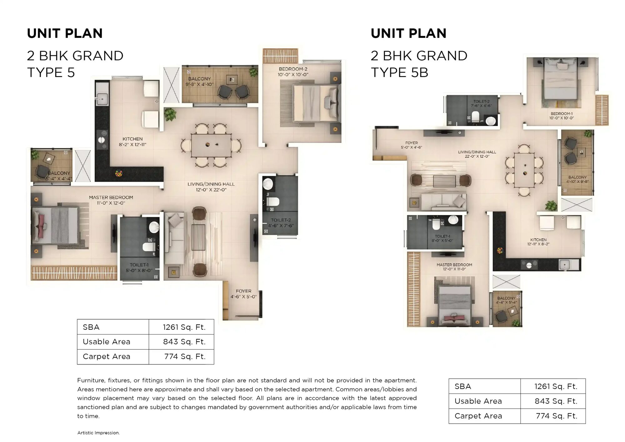 Provident Botanico — 2 bhk G type5