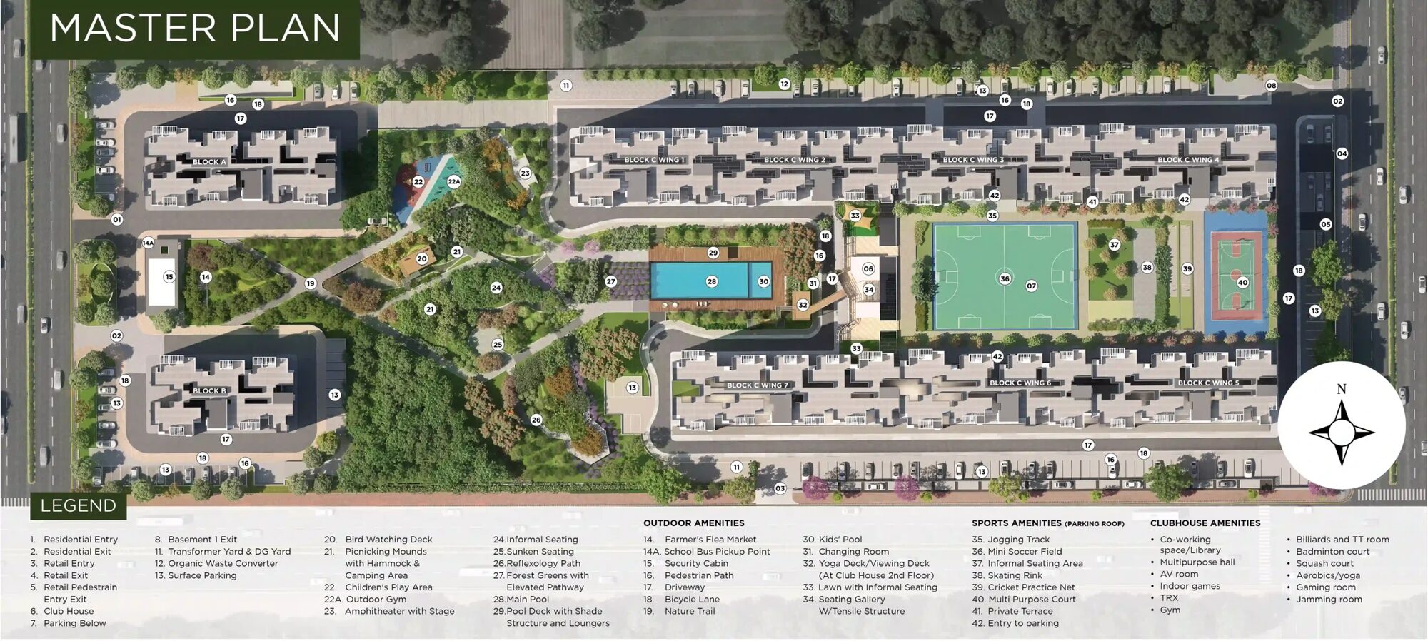Provident Ecopolitan — Master plan