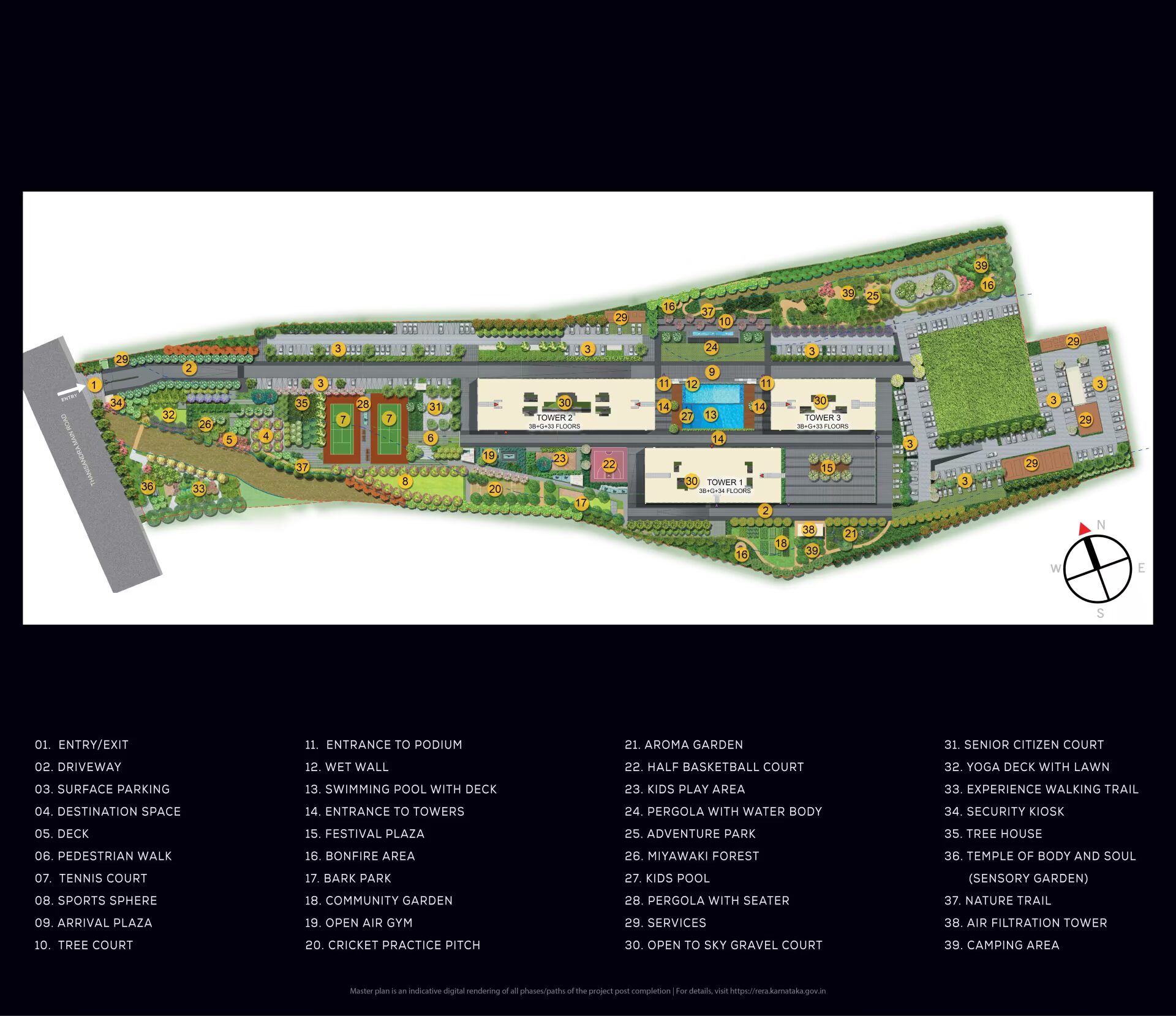 Purva Atmosphere — Master Plan