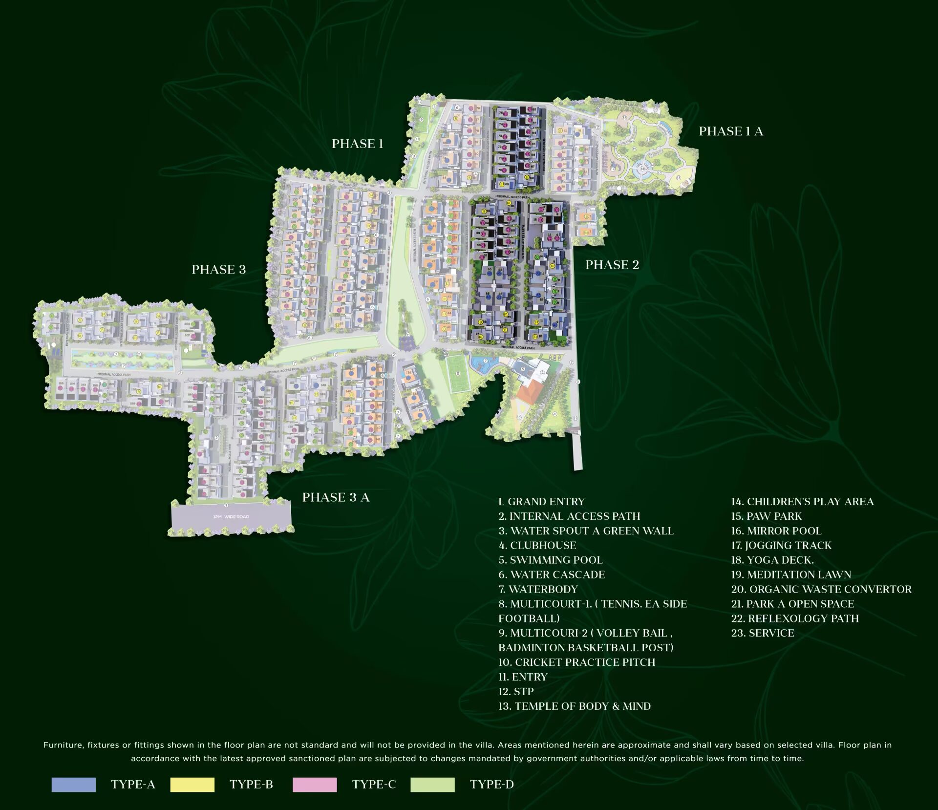Purva Sparkling Springs — Master Plan