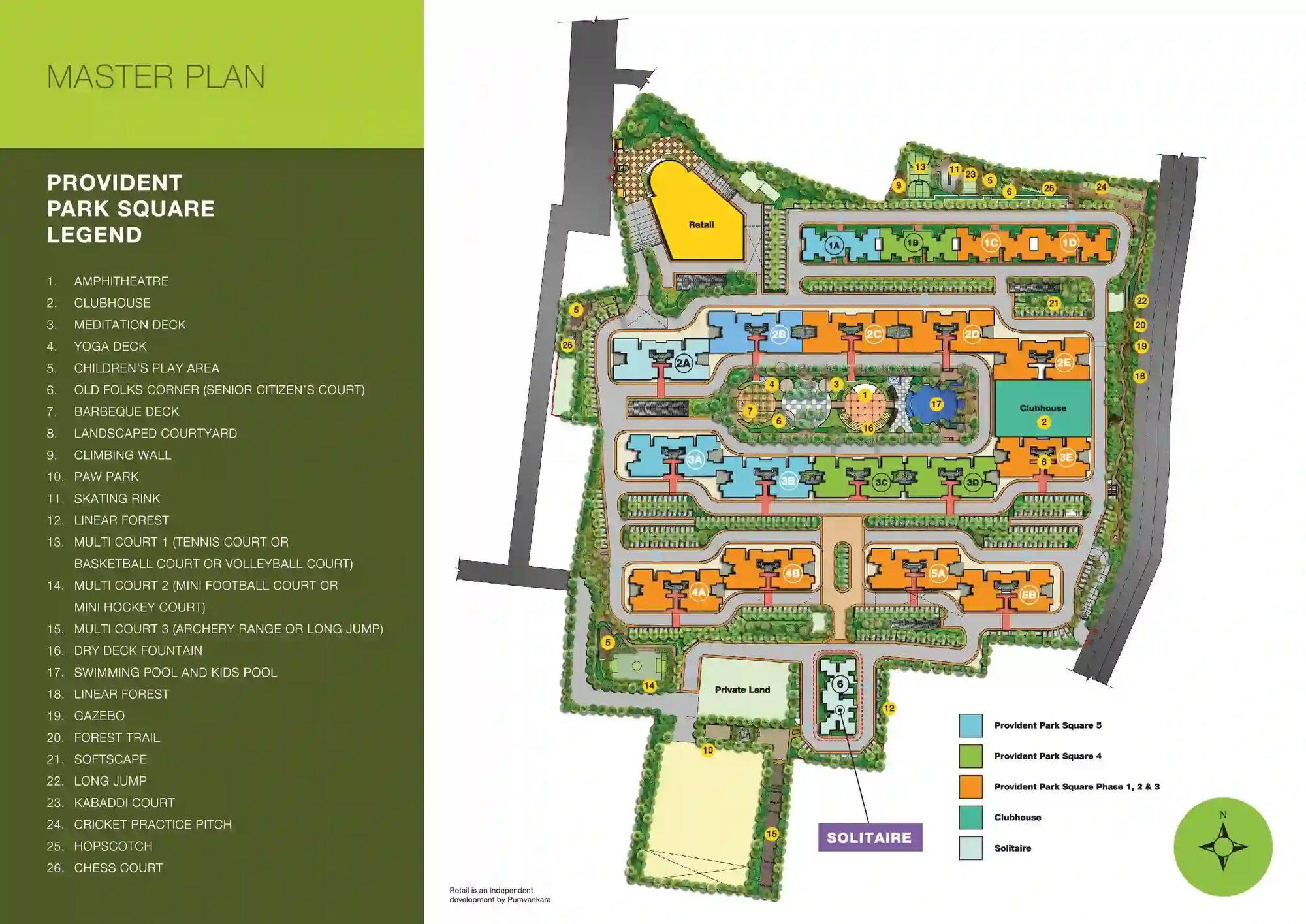 Solitaire at Provident Park Square — Master plan