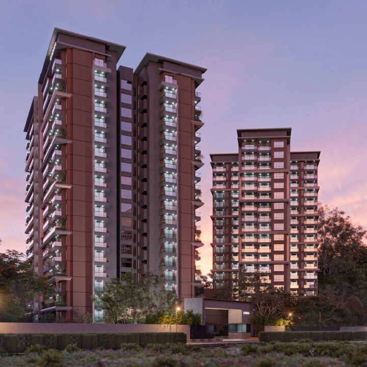 SOBHA Altair — Elevation – Evening View