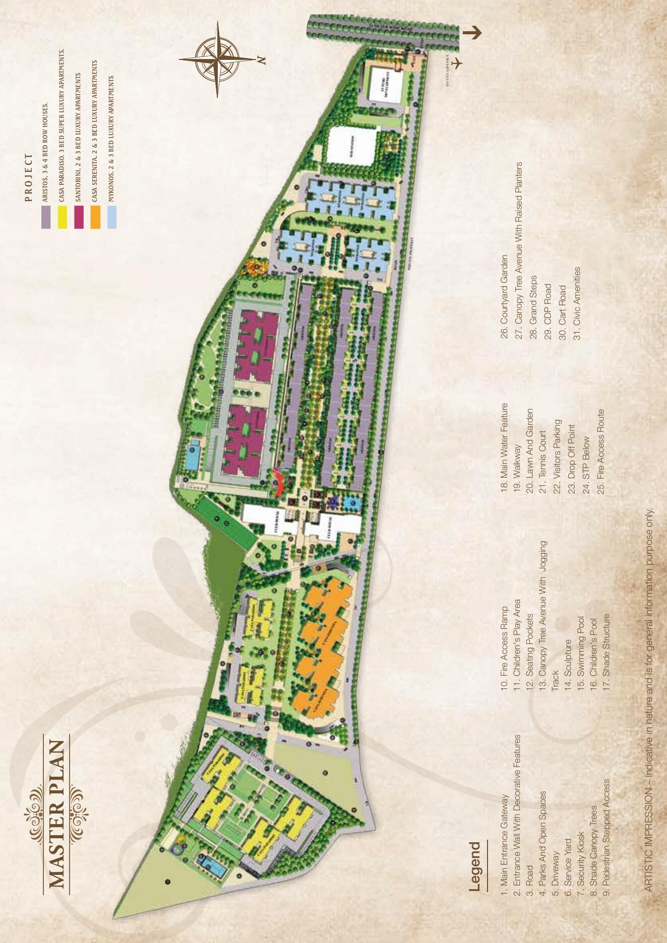 Sobha City - Casa Paradiso — Master plan (brochure filed with K-RERA) — PRM/KA/RERA/1251/309/PR/171015/000429