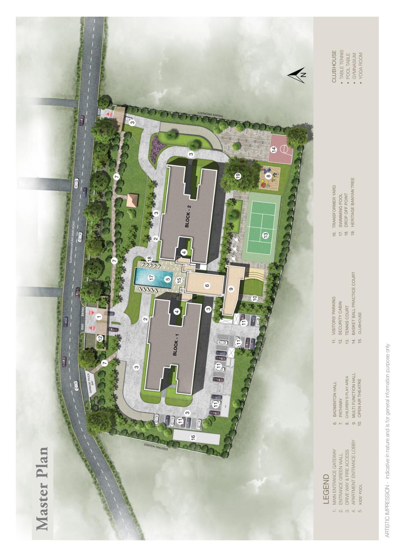 SOBHA CLOVELLY — Master plan (brochure filed with K-RERA) — PRM/KA/RERA/1251/310/PR/171014/000201