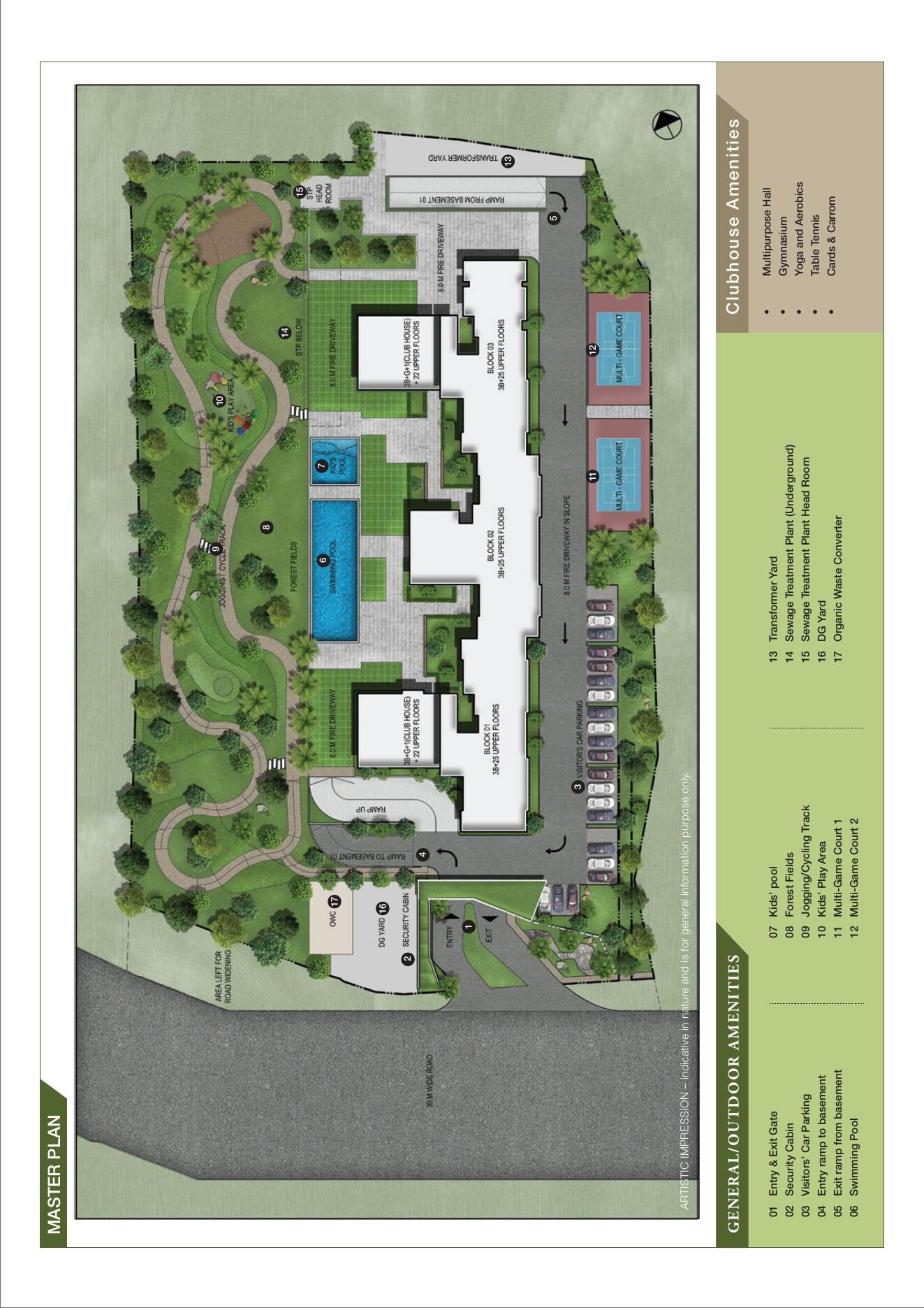 SOBHA FOREST EDGE — Master plan (brochure filed with K-RERA) — PRM/KA/RERA/1251/310/PR/180227/002592
