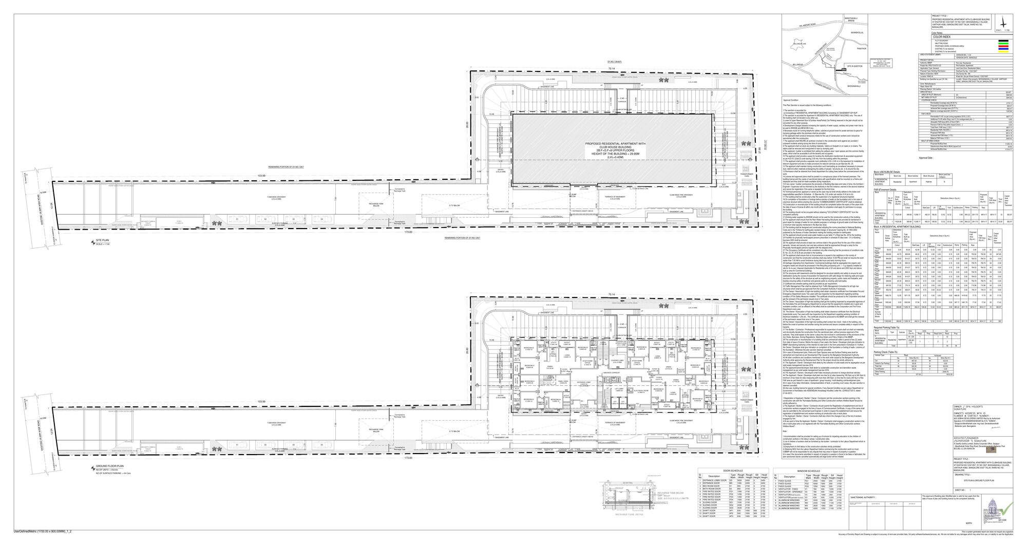 SOBHA INSIGNIA — Approved layout plan as filed with K-RERA (PRM/KA/RERA/1251/446/PR/030922/005212)