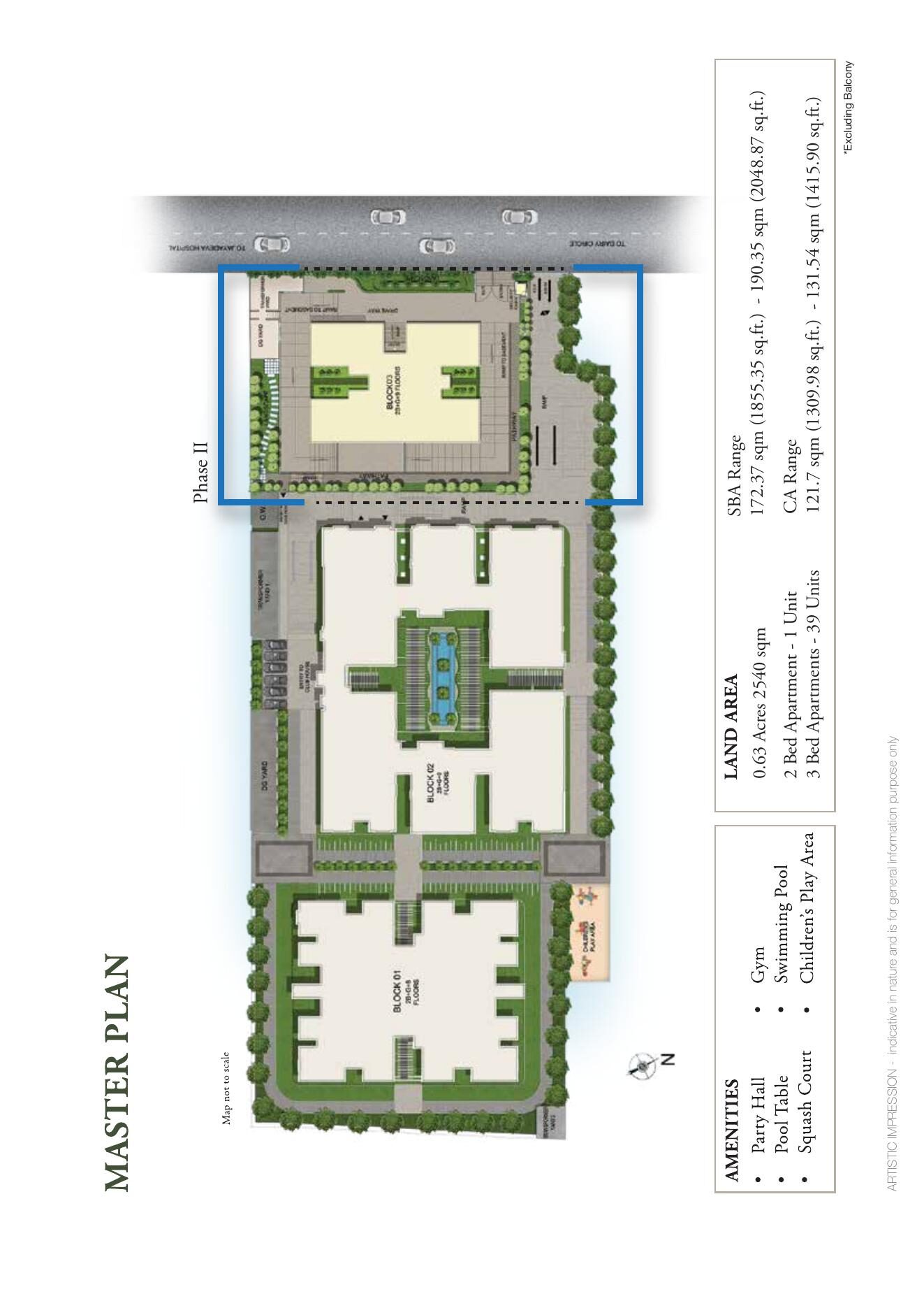 Sobha Morzaria Grandeur — Master plan (brochure filed with K-RERA) — PRM/KA/RERA/1251/310/PR/170917/000412