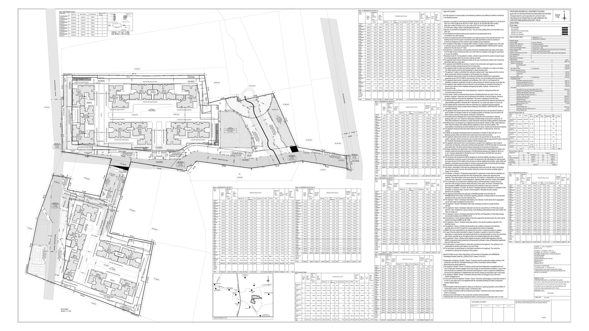 SOBHA NEOPOLIS — Approved layout plan as filed with K-RERA (PRM/KA/RERA/1251/446/PR/220923/006282)