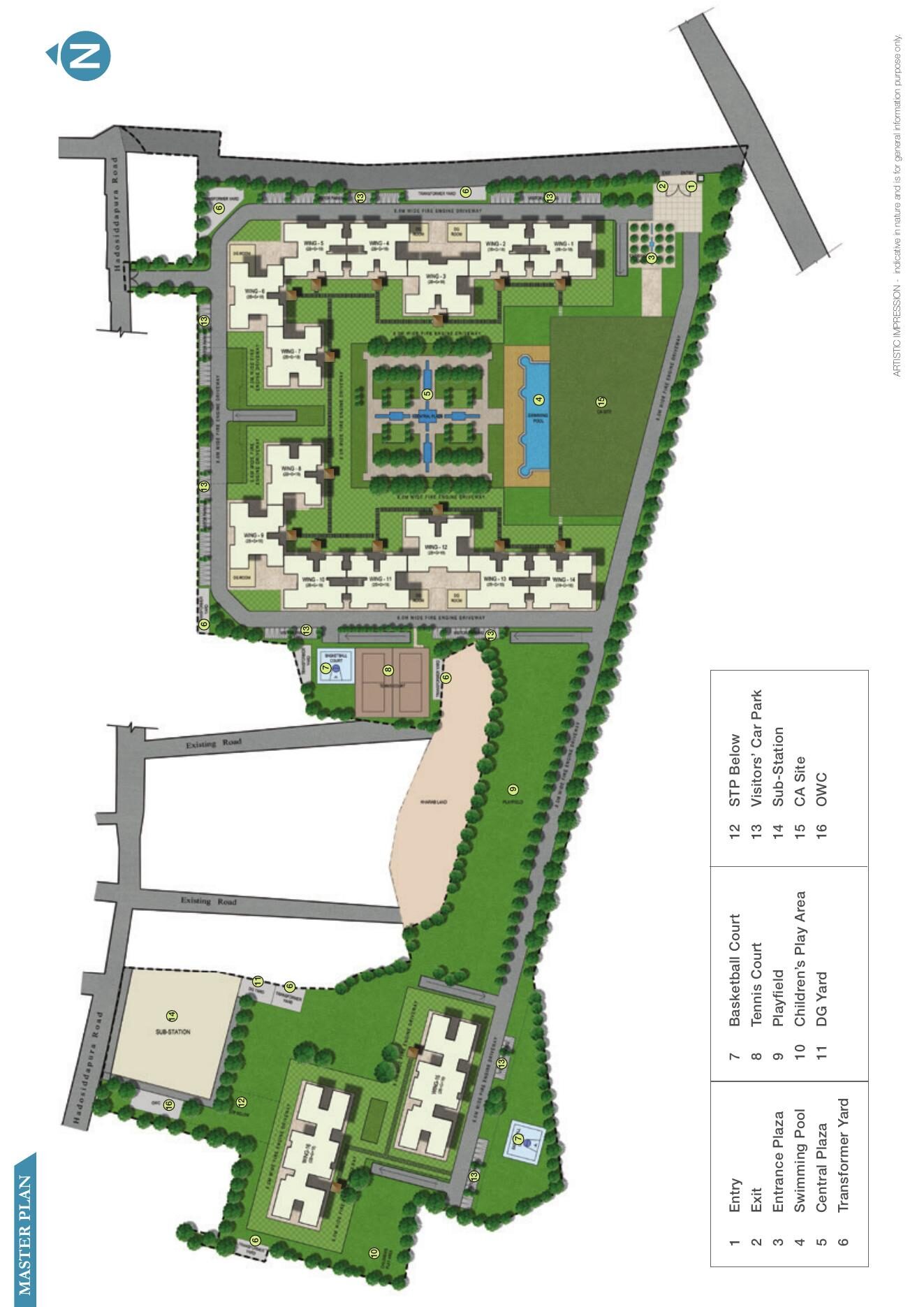 SOBHA ROYAL PAVILION — Master plan (brochure filed with K-RERA) — PRM/KA/RERA/1251/446/PR/190204/002338