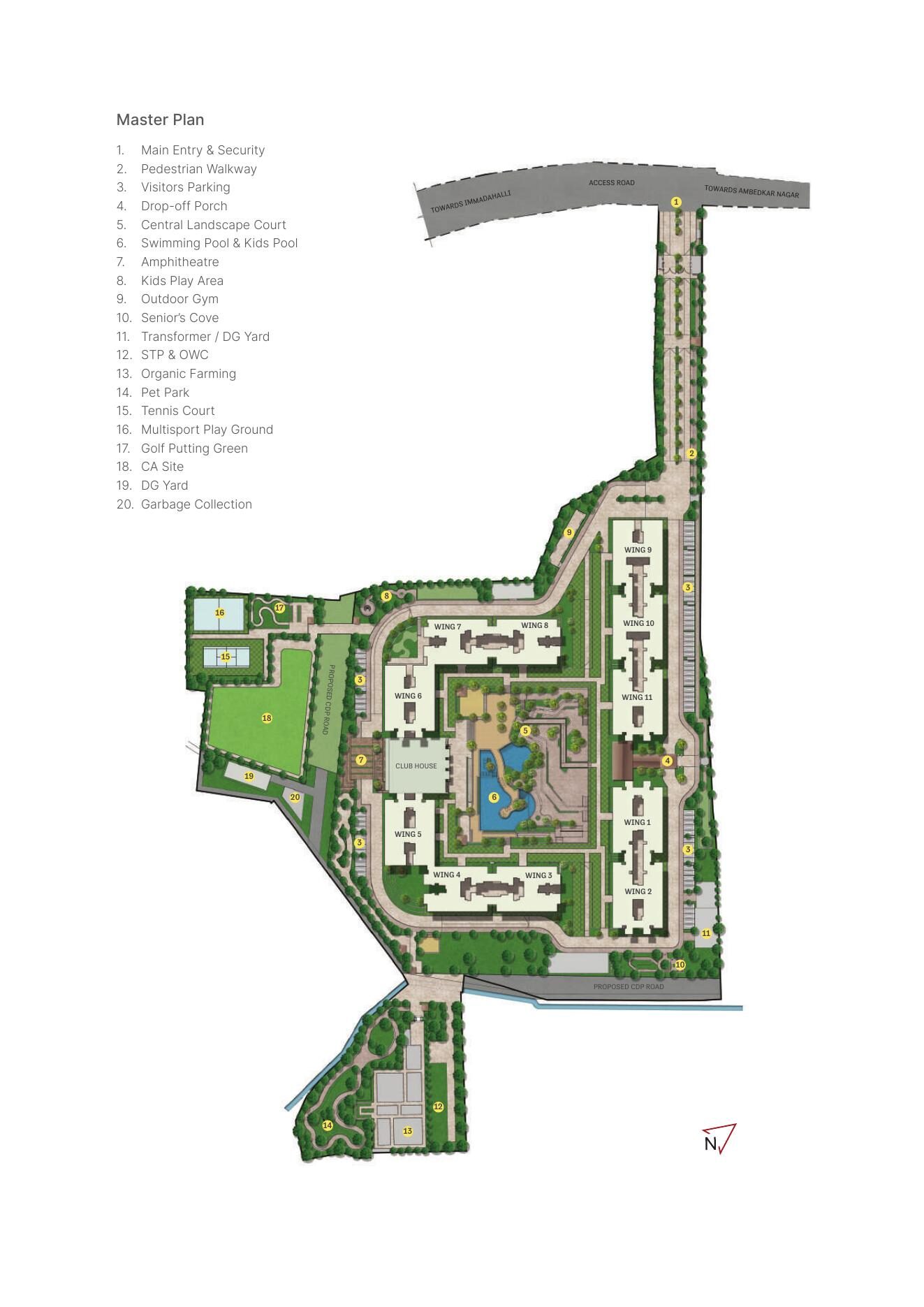 SOBHA WINDSOR — Master plan (brochure filed with K-RERA) — PRM/KA/RERA/1251/446/PR/210219/003942